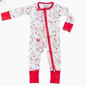 Fort Weekend The Woodlands Christmas Zipper Onesie